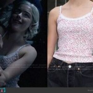 Brandy Melville Floral Cotton Tank Top